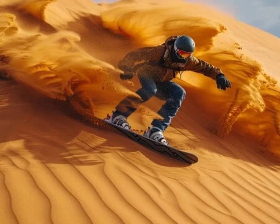 Agadir or Taghazout : Desert Sandboarding Adventure