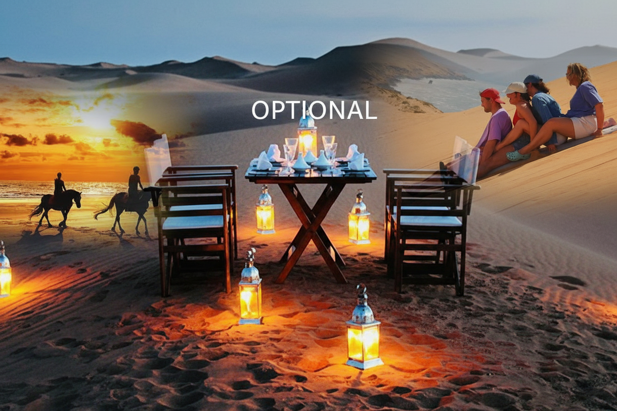 Agadir: Beach Horse Ride, Sandboarding & Canyon Adventure (Optional Dinner)