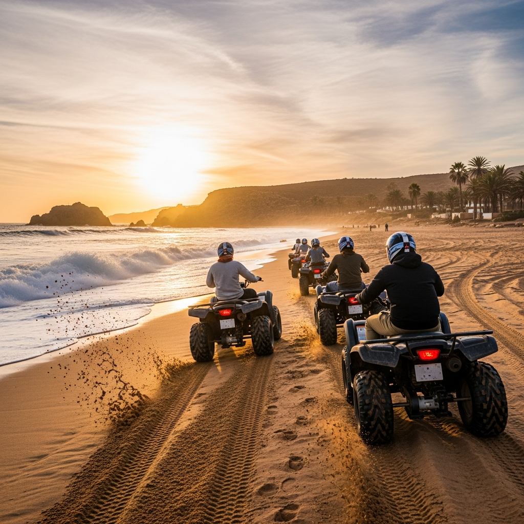 Quad Biking Adventure Ride the Beaches & Dunes Tamraght and Taghazout