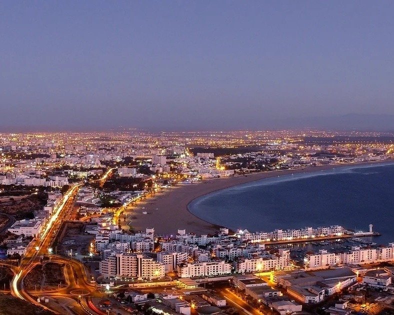 Explore Agadir Kasbah by Cable Car at night