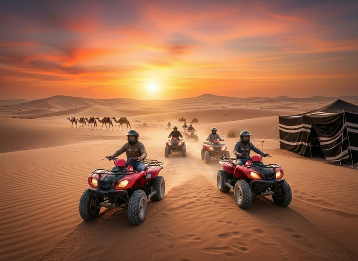 Agadir: Sunset Sandboarding, Canyon, Quads & Moroccan Dinner