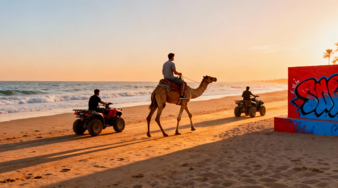Agadir/Taghazout : Quad Bike & Camel Ride On The Beach